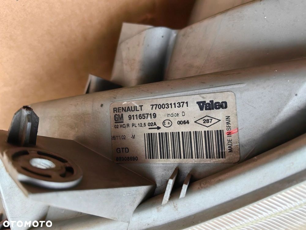 Lampa przednia Lewa RENAULT TRAFIC 7700311371 OPEL VIVARO 91165719 VALEO - 6