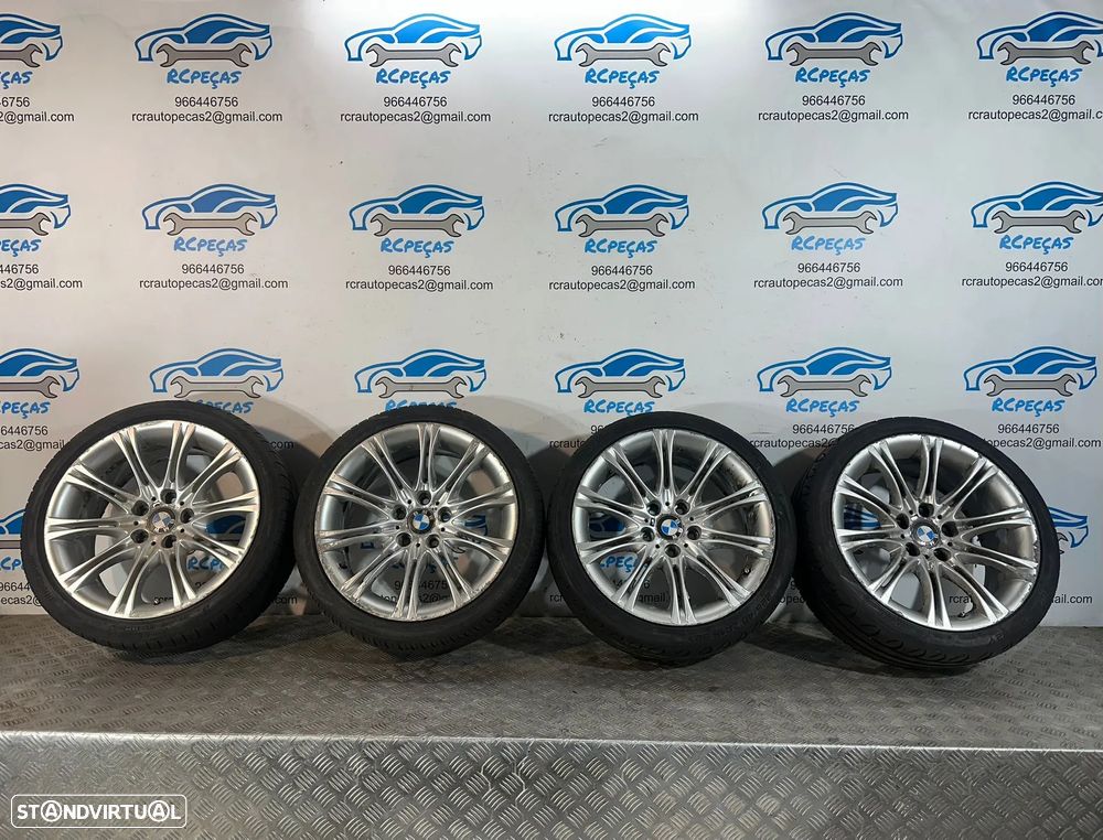 .Conjunto Jantes 18 Originais Pack M Style 135 BMW Serie 5 E60 Carro E61 Carrinha 8J ET20 5x120 7 905 320 - 2