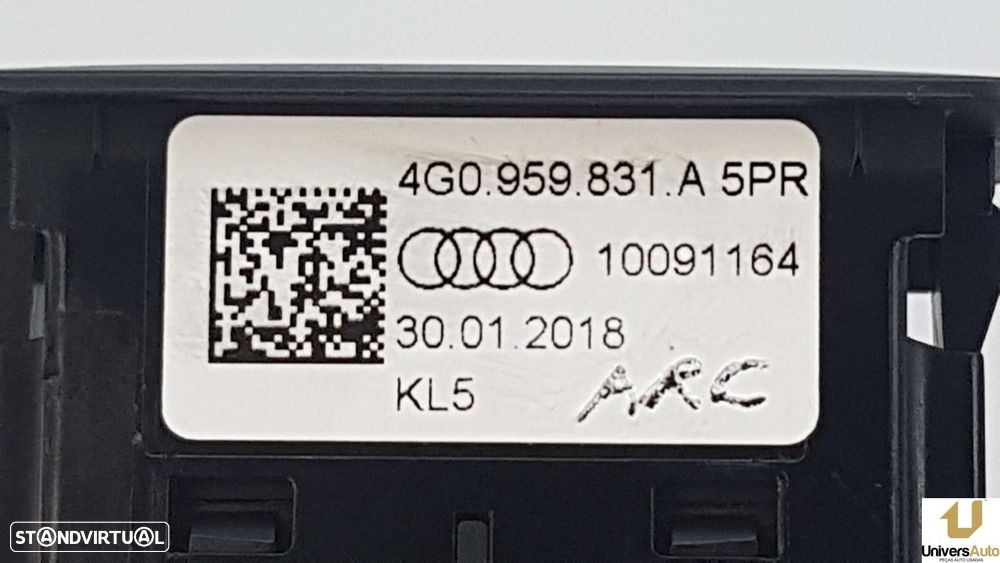 CONTROLE DE ABERTURA DE TRONCO/PORTÃO AUDI Q3 (8UG) SPORT EDITION - 3