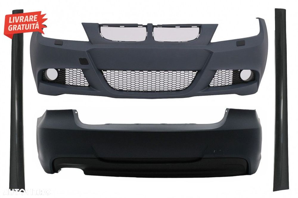 Kit Exterior BMW Seria 3 E90 (2005-2008) M-Technik Design- livrare gratuita - 1