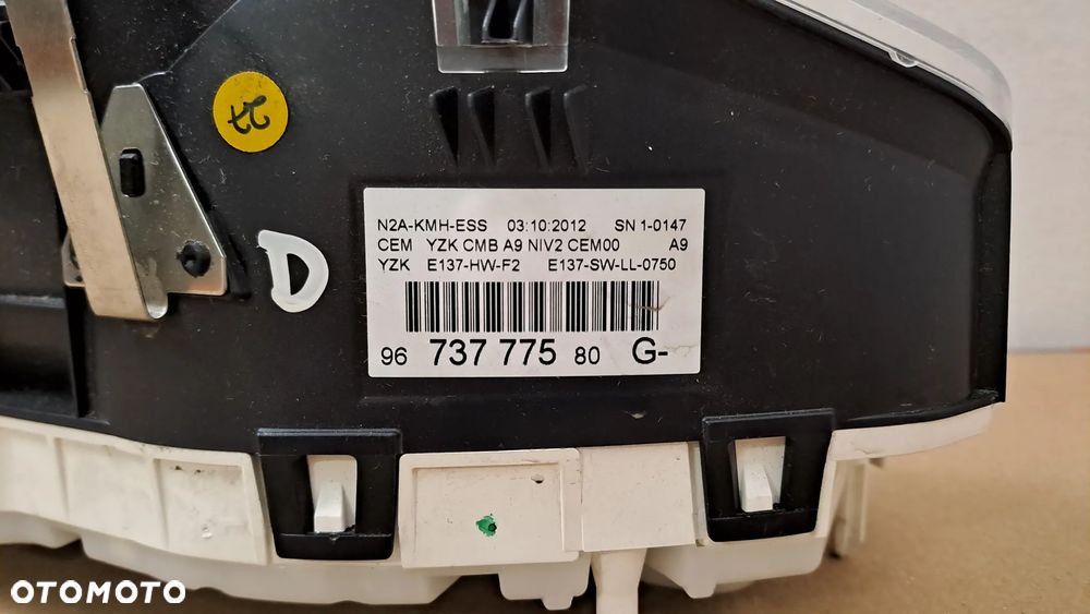 PEUGEOT 208 I 12-19 LICZNIK ZEGARY 9673777580 - 6