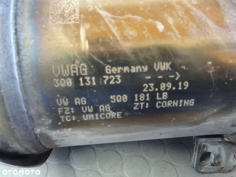3Q0131723 3Q0131701M 7N0178AC katalizator 1.5 TSI VW Tiguan LIFT czesci - 3