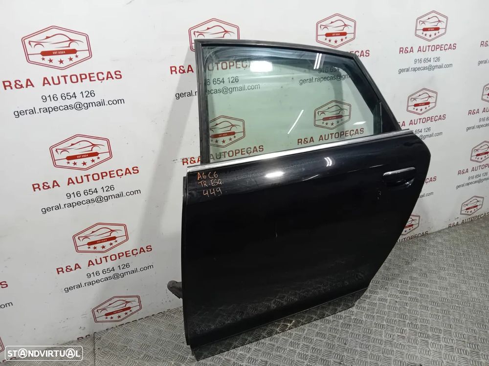 Porta Trás Traseiro Esquerdo Audi A6 C6 Sedan Original - 3