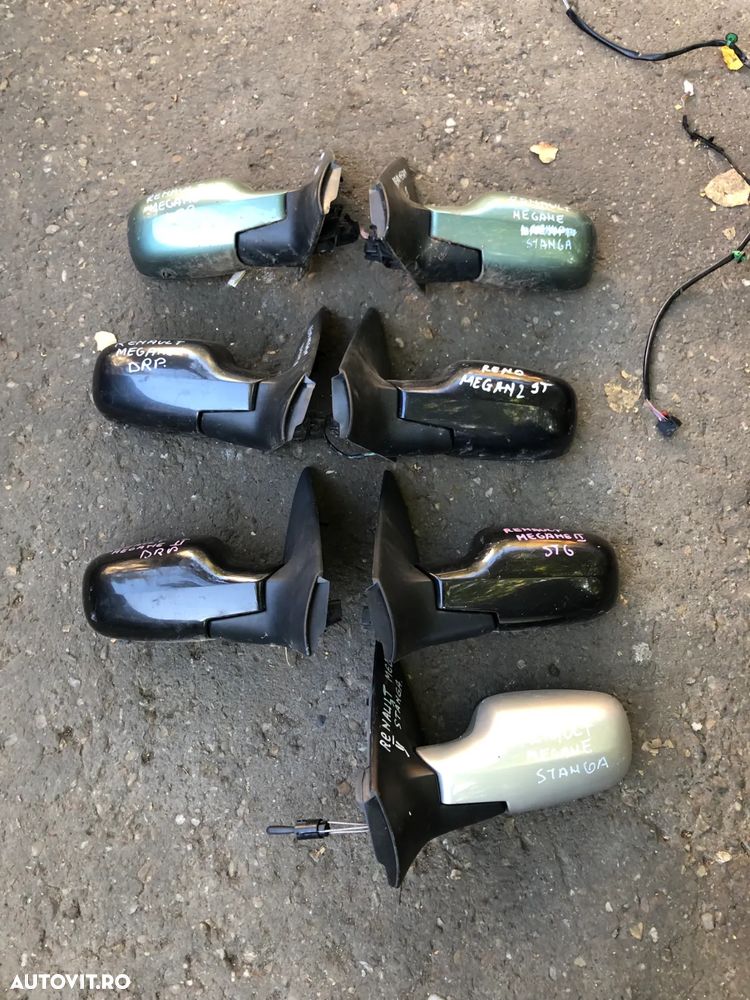 Oglinda stanga/Oglinda dreapta Renault Megane II verde albastru gri negru - 3