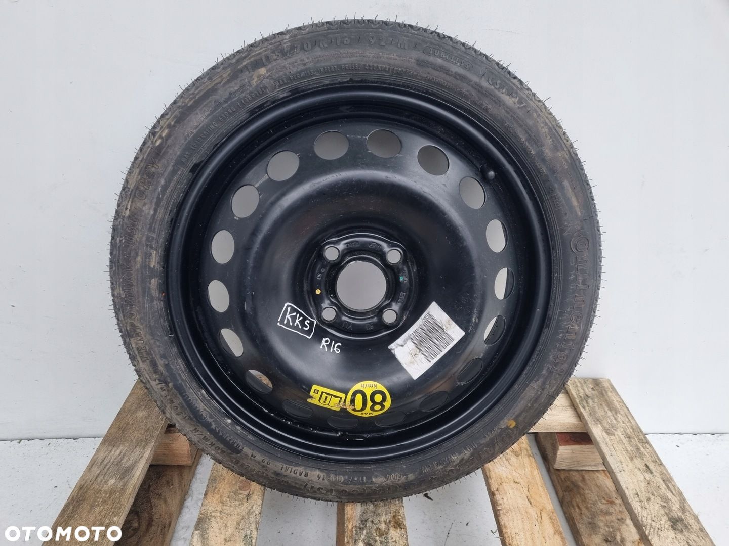 Opel Astra H KOŁO DOJAZDOWE dojazdówka 115/70 R16 4x100 2160126 - 1