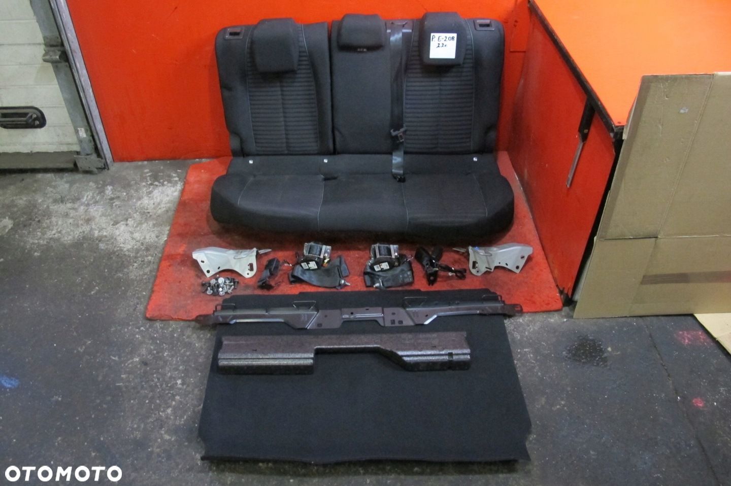 PEUGEOT e208 208 II 2 19- PRZEKŁADKA VAN FOTELE SIEDZENIA KANAPA PASY KPL - 1
