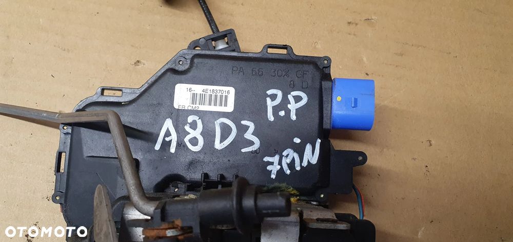 Zamek drzwi prawy przód przedni prawy Audi A8 D3 4E1837016 - 5