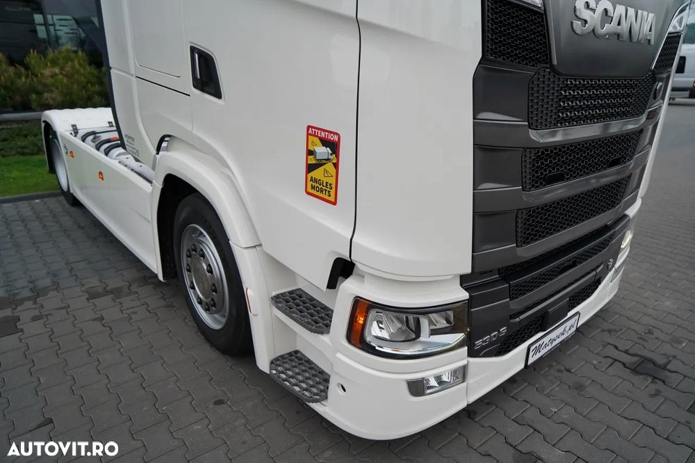 Scania S 530 / V8 / RETARDER / I-PARK COOL / PLATĂ JOSĂ / PIELE / - 11
