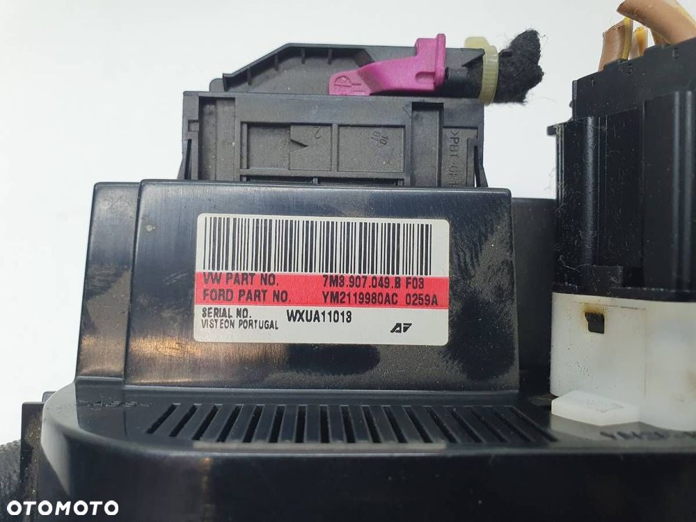 PANEL STEROWANIA NAWIEWU KLIMATYZACJI SHARAN ALHAMBRA GALAXY 7M3907049B - 5