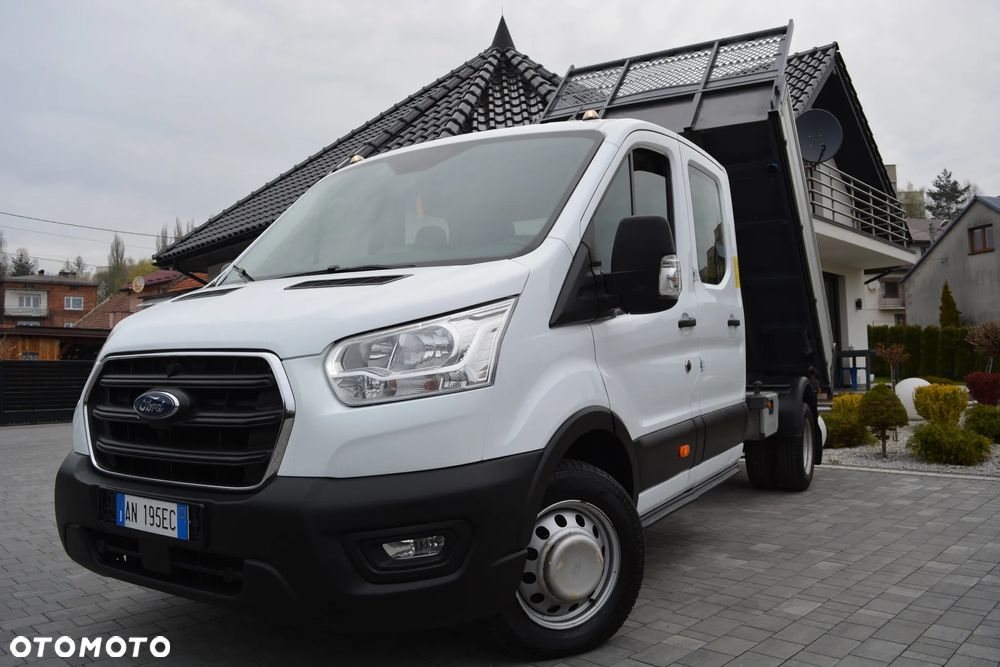 Ford TRANSIT_PIĘKNY 2020/21 Rok-EURO 6+KLIMA_SOLIDNA 3-STRONNA ORYGINALNA WYWROTKA Z WŁOCH_7-OSÓB BRYGADÓWKA DOKA - 36