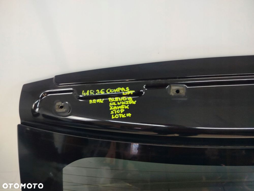 jeep compass i 2006r- klapa bagażnika tył tylna - 2