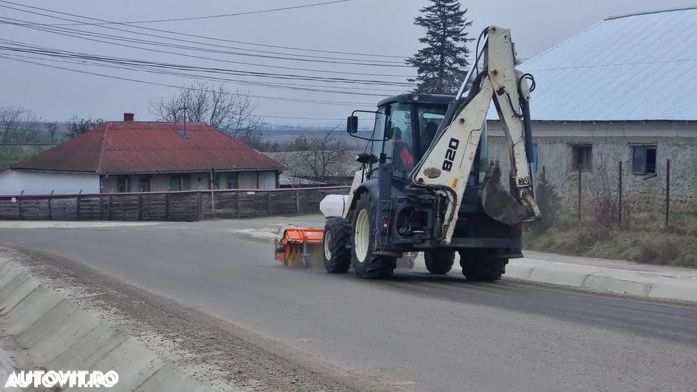 Perie asfalt cu colector si sistem stropire - 8
