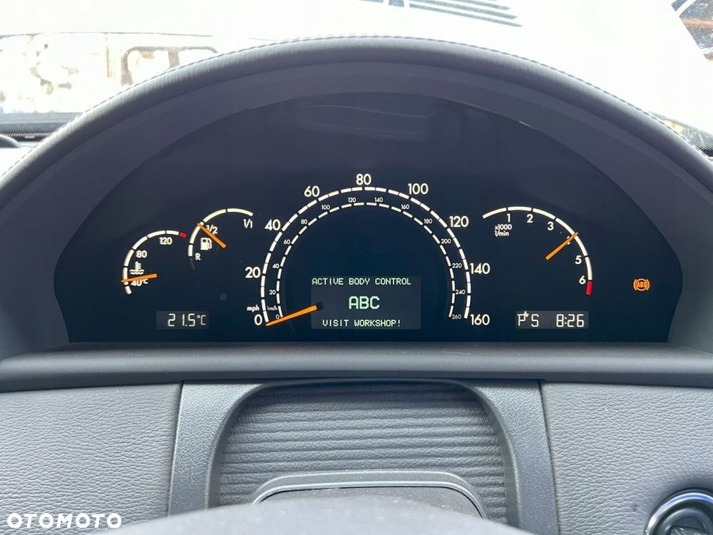 Licznik zegary w milach OE Mercedes W215 C215 CL500 Lift A2205401447 Anglik - 12