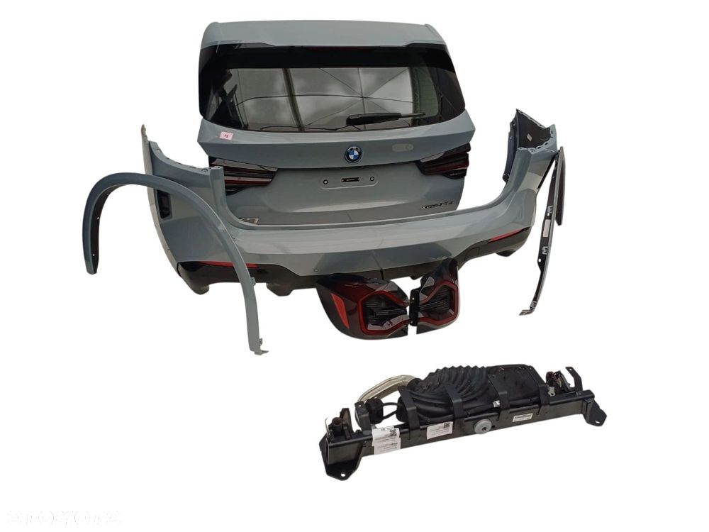 BMW X3 G01 ZDERZAK KLAPA LAMPY SIERPY HAK TYŁ KOMPLET C4P BROOKLYN GRAU METALLIC - 9