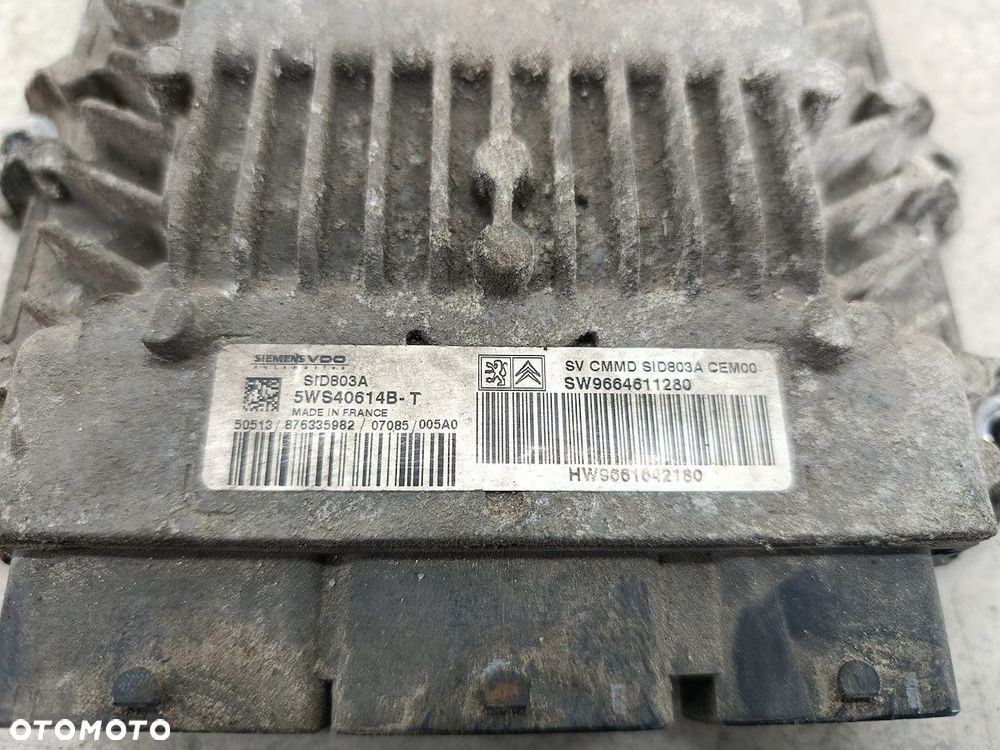 KOMPUTER, STEROWNIK FIAT SCUDO II 9664611280  9661642180 5WS40614B-T 2.0JTD - 2
