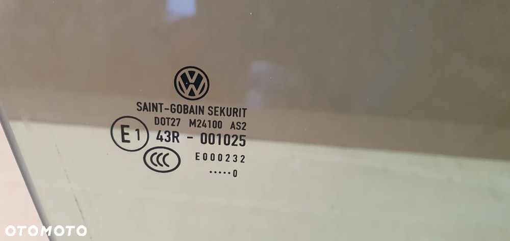 Szyba prawy przód przednia prawa VW Golf VI 6 Plus AS2 10r - 4