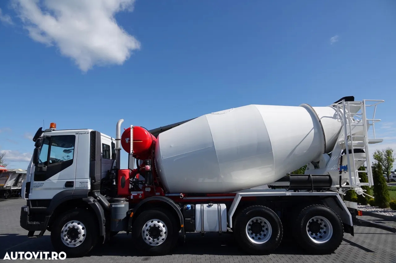 Scania TRAKKER 410 / 8X4 / BETON 9 M3 / PUTZMEISTER / JANTE ALIE / EURO 6 - 2