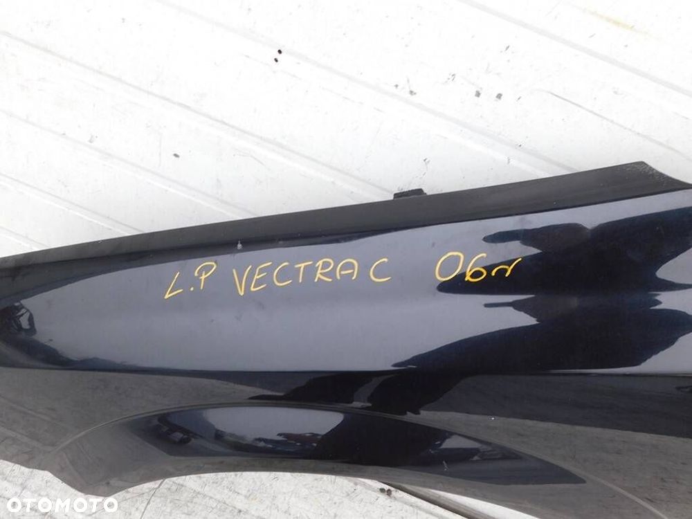 OPEL VECTRA C LIFT GTS BŁOTNIK LEWY PRZÓD BLACK SAPPHIRE 2HU - 5
