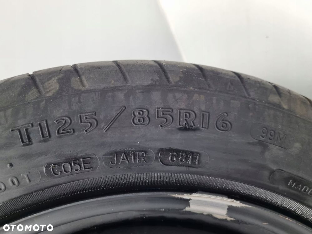 KOŁO DOJAZDOWE Ford C-Max Focus Mk3 III _ 125/90 R16 5x108 AM51B dojazdówka - 6