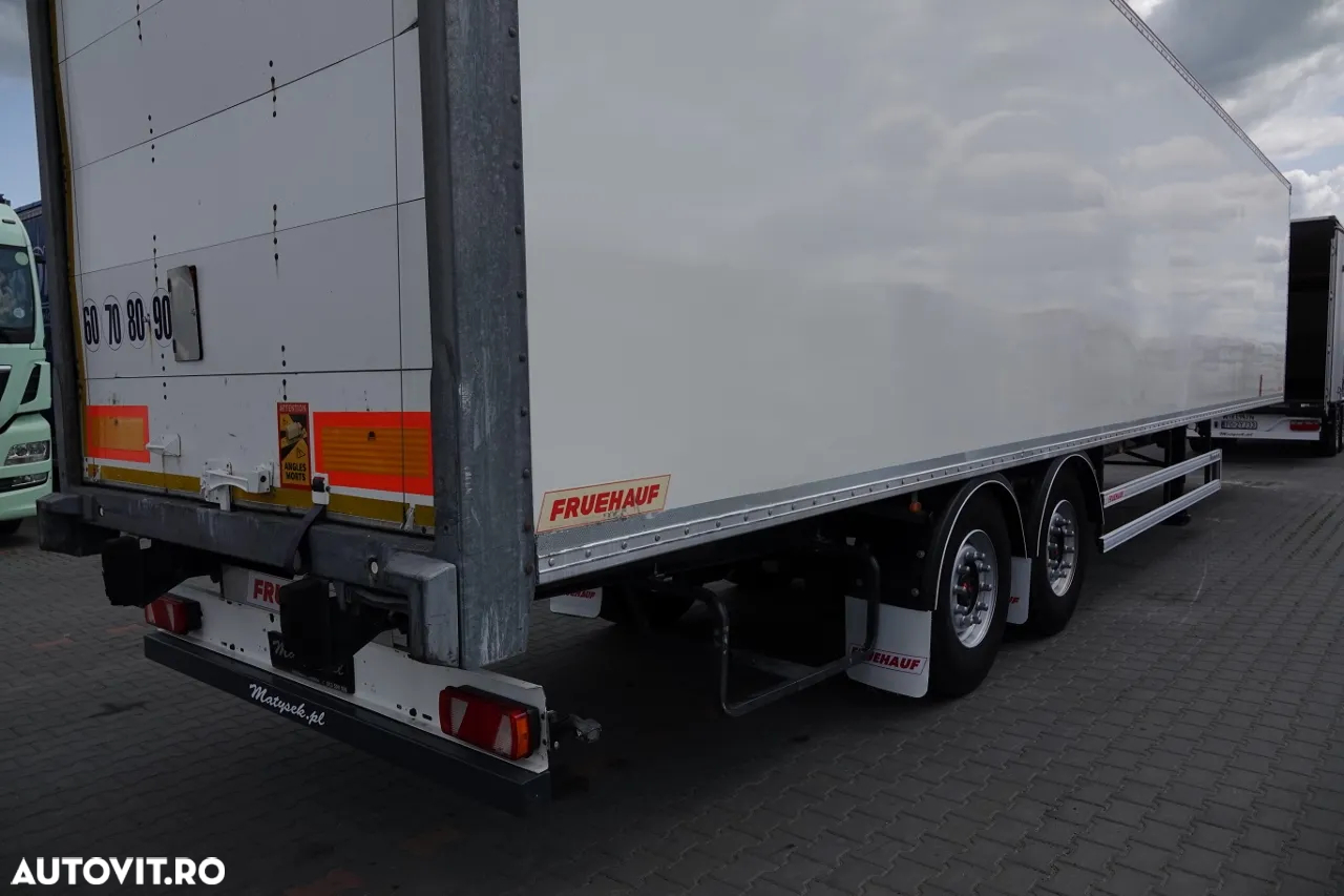 Fruehauf CONTAINER / KOFFER / 2 AXE / SAF / 2021 / PODEA FOARTE REZISTENTĂ: ȘINĂ - 13
