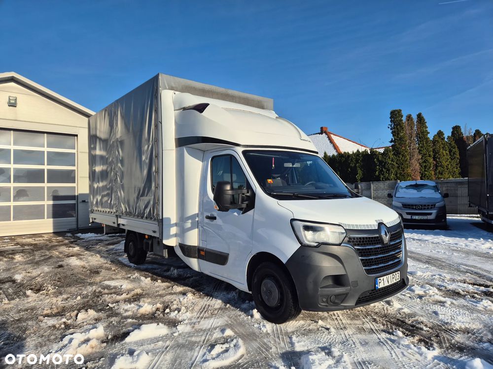 Renault MASTER FIRANA 10EP PLANDEKA SPOJTRAK XL TWINCAB 2.3 165KM SERWIS ASO BEZWYPADKOWY ZADBANY 2021 PODUSZKI FV23% WEBASTO BEZ WKŁADU FINANSOWEGO - 8