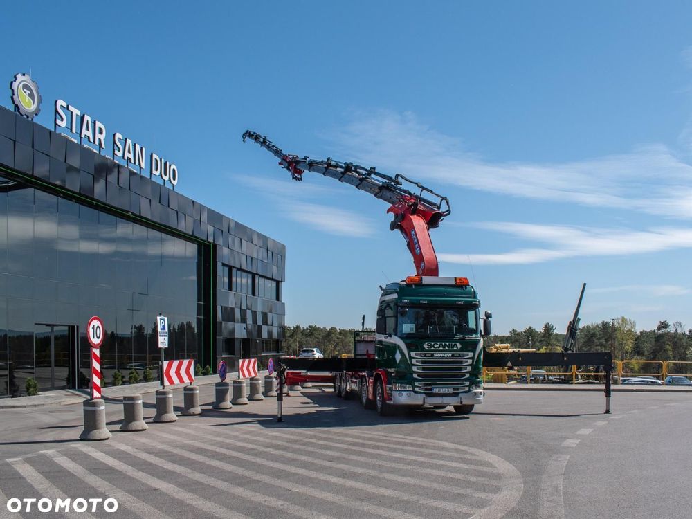 Scania R490 8x2 EFFER 955 Fly Jib Wciągarka Kosz HDS Żuraw - 11