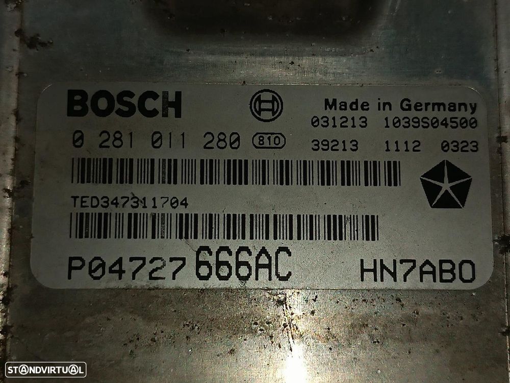 CENTRALINA MOTOR UCE CHRYSLER VOYAGER IV 2004 -0281011280 - 1