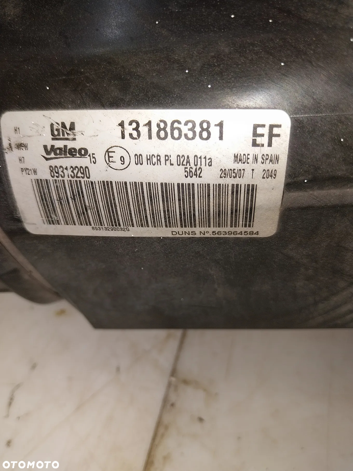 OPEL CORSA D 06-14 LAMPA LEWA PRZÓD PRZEDNIA 13186381 - 3