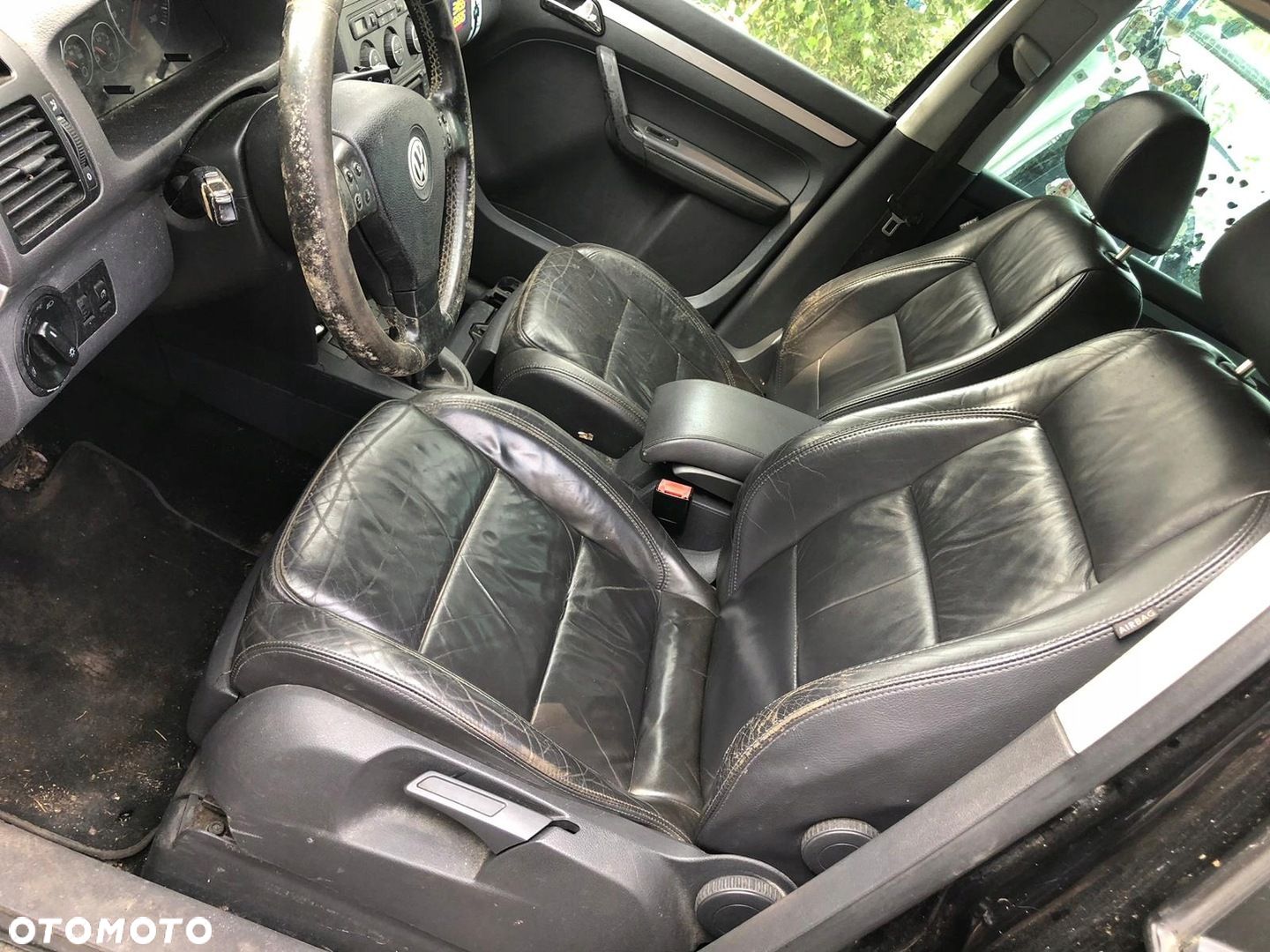 VW 1T TOURAN I 2006- FOTEL FOTELE SKÓRA KIEROWCY PASAŻERA - 1