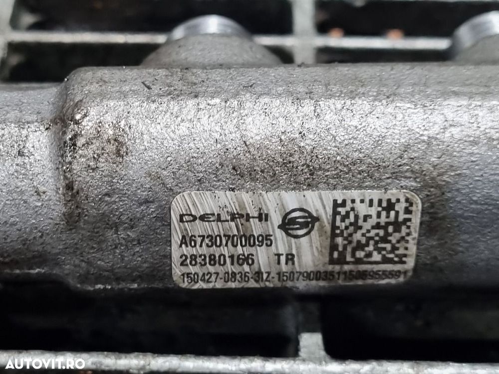Rampa injectoare SsangYong Tivoli 1.6 D 2015 - 2019 115CP D16DTF (1290) A6730700095 - 3