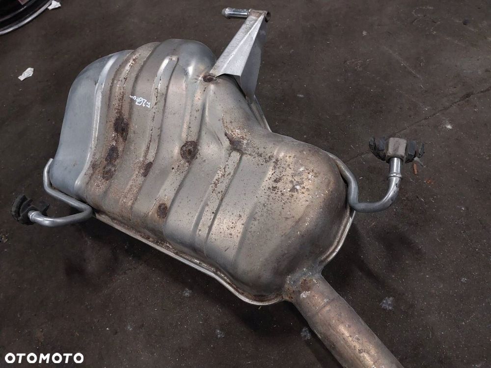 TŁUMIK WYDECH ŚRODKOWY + KOŃCOWY PEUGEOT 607 I 2.2 HDI - 4