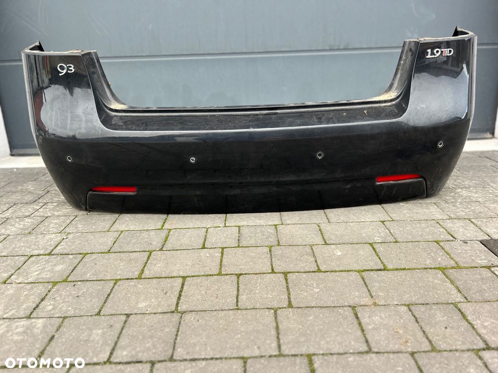 Saab 93 9-3 zderzak tył tylny 08-11 Lift cabrio na dwie rury PDC