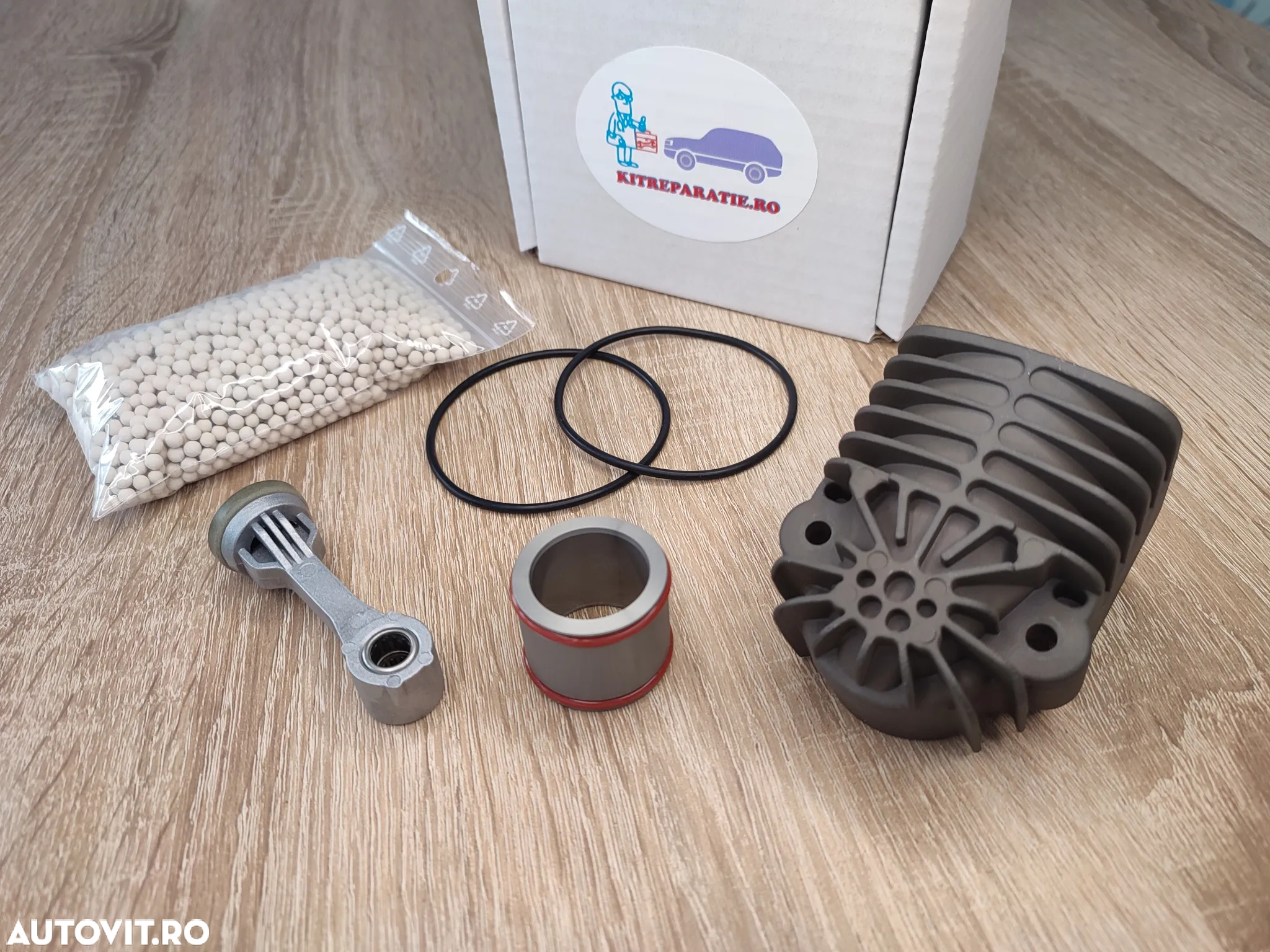 Compresor perne VW Touareg 7P Cayenne Macan Panamera Volvo Tesla - kit reparatii - 3