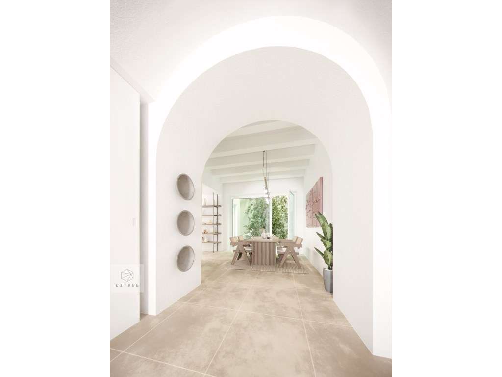 Moradia T2 com terraço e logradouro - Grande imagem: 2/14