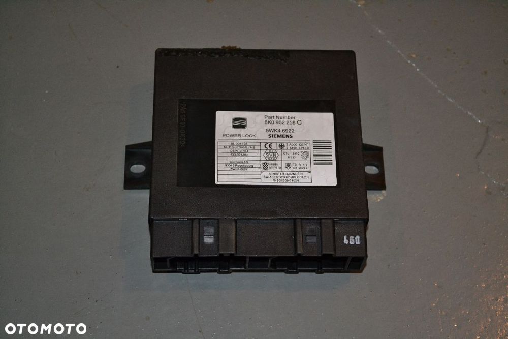 SEAT IBIZA FL CORDOBA FL MODUŁ KOMFORTU 6K0962258C - 1