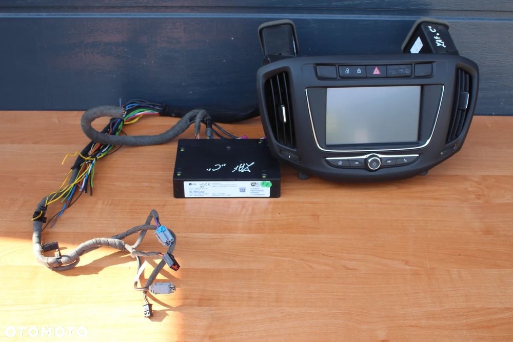 RADIO PANEL WYŚWIETLACZ NAWIGACJA OPEL ZAFIRA C PO LIFT KOMPLET EUROPA - 1