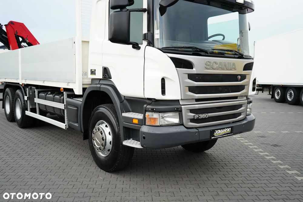Scania / P 360 / 6 X 4 / SKRZYNIOWY + HDS / HMF 1730 K3 / RETARDER / ROTATOR / PILOT - 33