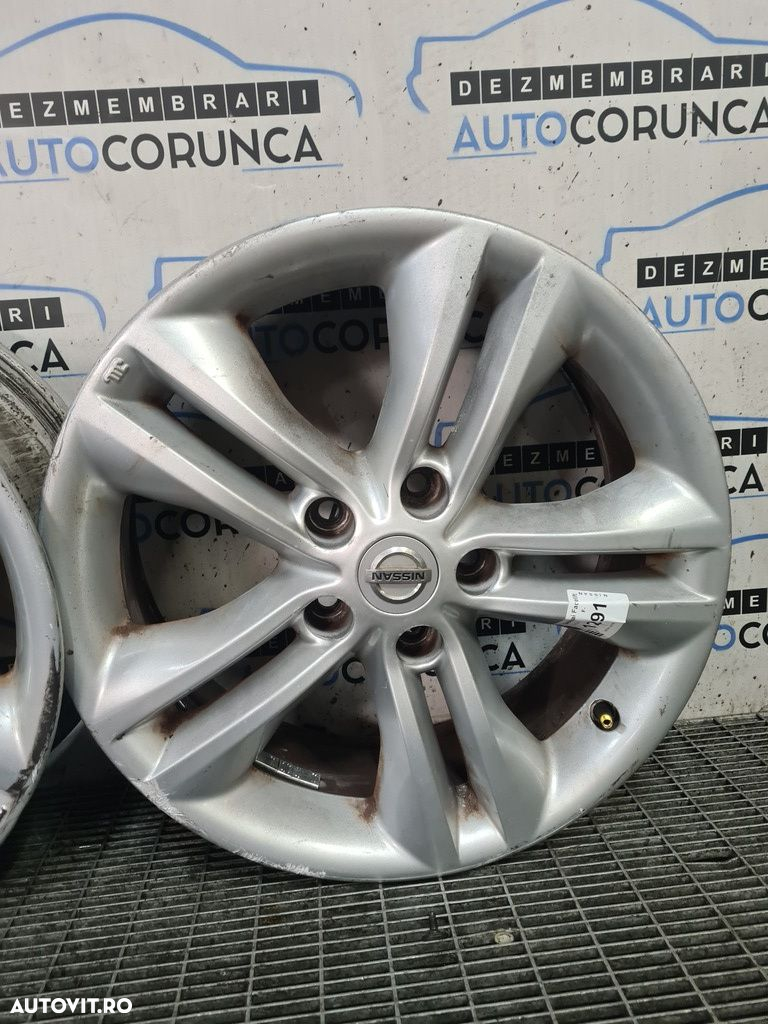 Jante aliaj Nissan Qashqai Facelift 2010 - 2013 (1291) R17 ET40 - 5