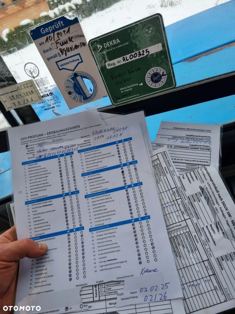 Wacker Neuson EW100 Koparka Kołowa 11 ton. 3x Ramię +ROTOTIL z regulacją szybkości+ Skosowanie Hydr+Pompa ON Łyżki. z Norwegii Jak Nowa z salonu! 2086mtg PERKINS silnik. STABILIZATORY Klima. DEKRA 2026r. Książka serwisowa. Szybkozłącze Hydr. Opcja podpięcia samego wiertła do gleby. - 12