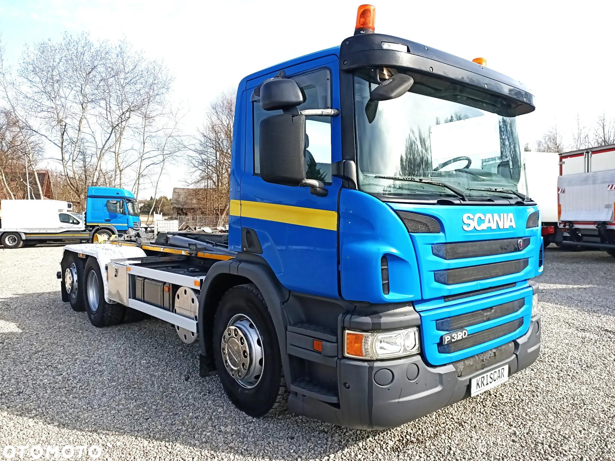 Scania P320 6x2 Hakowiec Marrel , oś skrętna - 17