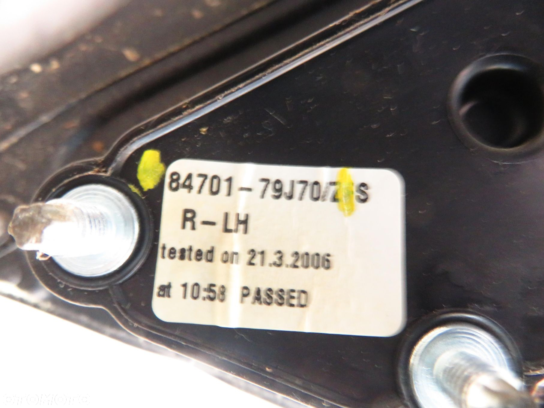 LUSTERKO PRAWE SUZUKI SX4 (EY, GY) 8470179J70 ZFS - 4