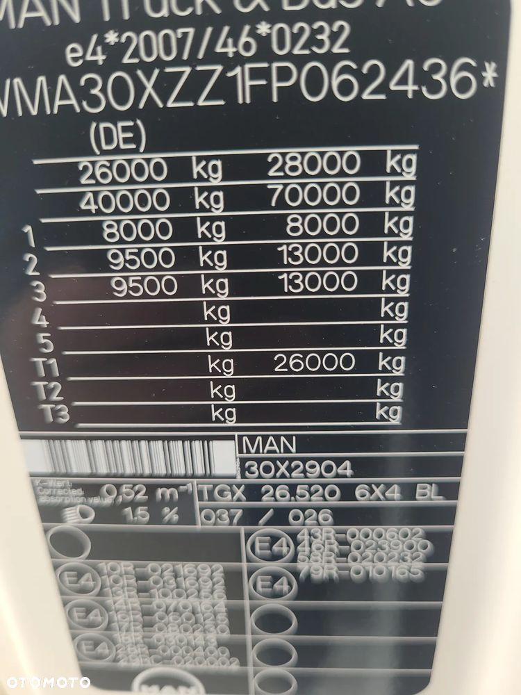 MAN TGX26.520 - 28