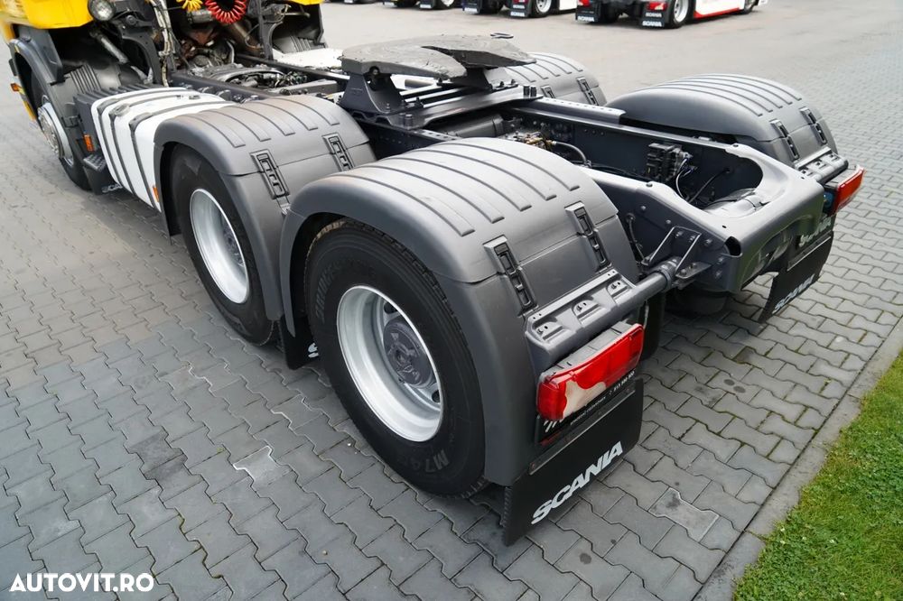 Scania R 520 / V8 / 6x4 / MTA: 110 TONE / I-PARK COOL / TRACTOR CU 3 AXE / EURO 6 - 13