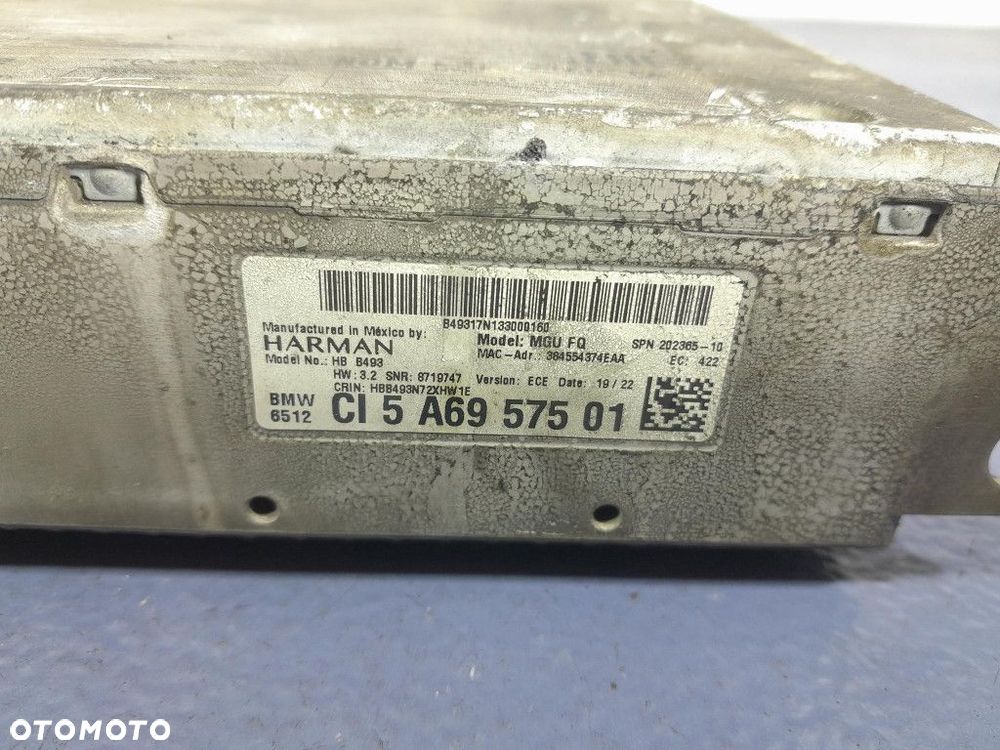 BMW X5 G05 RADIO NAWIGACJA 5A69575 - 5