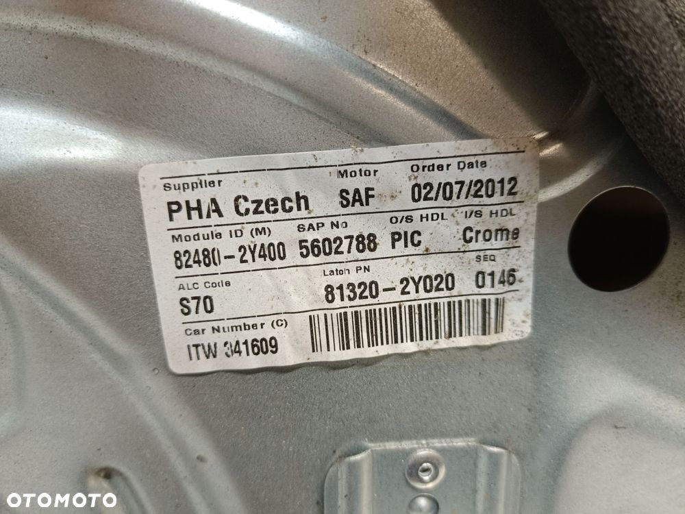 hyundai ix35 drzwi prawe przednie przód ix-35 - 13