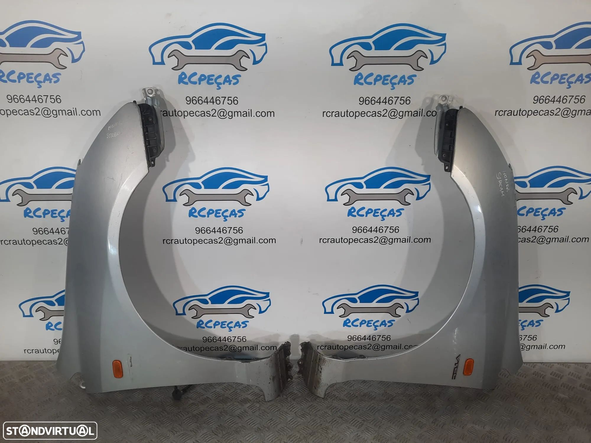 GUARDA LAMAS FRENTE FRONTAL DIREITO ESQUERDO HONDA CIVIC VII 7 MK7 GUARDA-LAMAS GUARDALAMAS ORIGINAL - 1