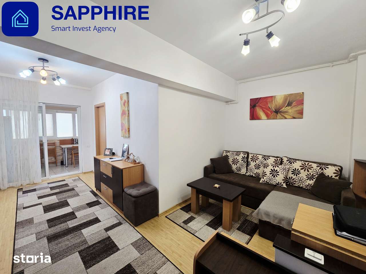 Apartament 2 camere, transformat în 3 camere, Complex Primăvara — fotografia 1