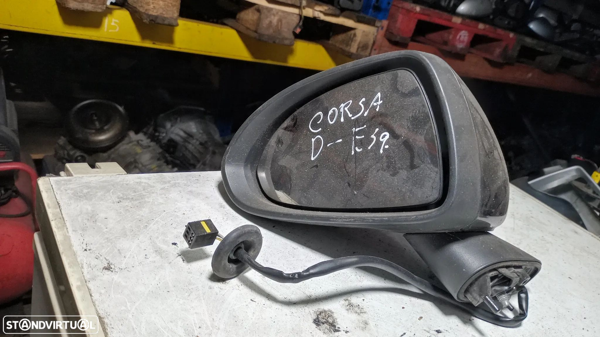 Retrovisor Opel Corsa D Esquerdo - 1