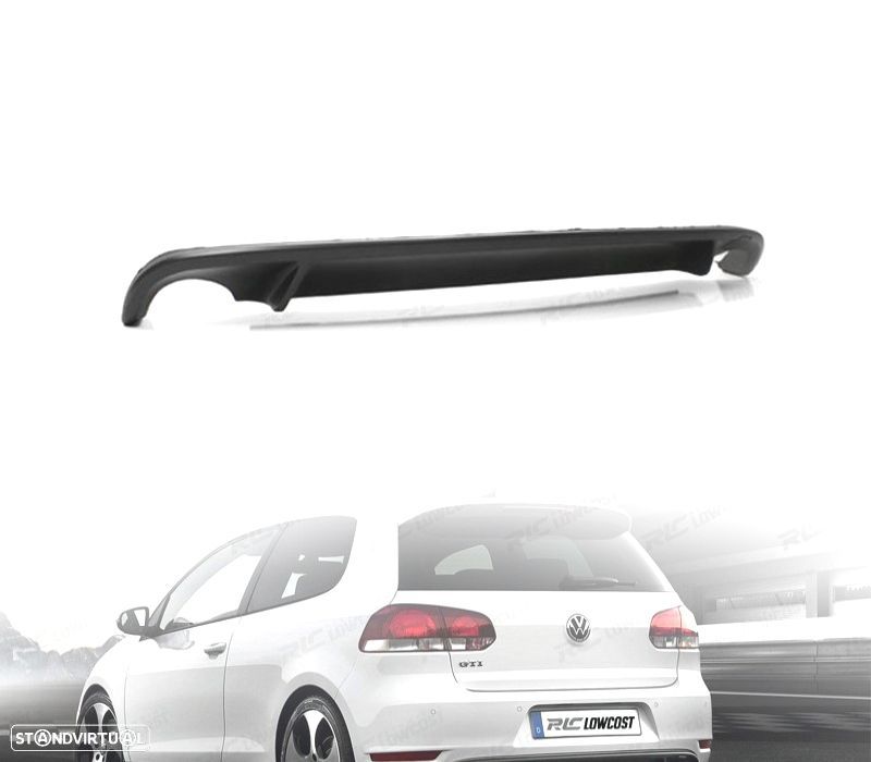 DIFUSOR VOLKSWAGEN VW GOLF 6 LOOK GTI - 1