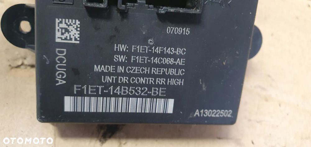 Moduł sterownik drzwi lewy tył Ford C-max F1ET-14B532-BE - 5